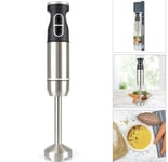 Electric Hand Held Blender 700W Stainless Steel Soup Puree Mixer Smoothie Maker