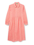 United Colors of Benetton Women's Dress 4thadv04p, Pink Patterned 73w, L