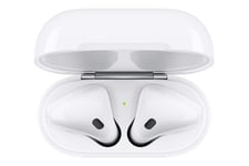 Apple AirPods with Charging Case 2. generation - ægte trådløse øretelefoner med mik.