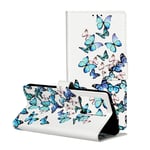 Pattern Printing Samsung Galaxy S20 Plus etui - Blue Butterflies