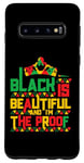 Coque pour Galaxy S10 Black is Beautiful Im Proof Afro Queen Mois de l'histoire