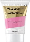 Max Factor Miracle Pure Moisturising Cream Blush, 01 Radiant Rose