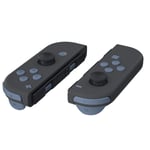 eXtremeRate Slate Gray Replacement ABXY Direction Keys SR SL L R ZR ZL Trigger Buttons, Full Set Buttons Repair Kits with Tools for Nintendo Switch Joycon & Switch OLED Joy con