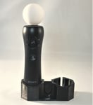 Playstation Move Controller Double Desk Stand / Mount / Holder : Black