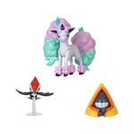 Pokémon - Pack 3 Figurines Battle Figure Set Picassaut, Stalgamin & Ponyta