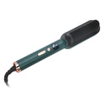 Green Hair Straightener Brush Heated Straightening Curler for Quick Styling UK