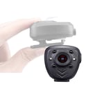Caméras cachées Body Cop Carte mémoire 32 Go intégrée Caméra de sport portable portable 1080P avec clip de poche de vision nocturne Caméra de tableau de bord IR, 16G