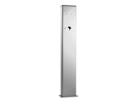 Webasto Duo - Ställ - För 2 Ev Charging Stations - Stainless Steel - Svart, Ral 9007, Ral 9017 - Monterbar På Betongplatta