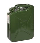 Bidon En Acier Métallique Carburant Mélange Essence Jardinage 20 L