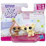 Littlest Pet Shop Frosting Frenzy Wild 2-Pack: Macaron Elefen & Cocolina Monkley