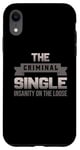 Coque pour iPhone XR Funny Criminal Single Design - La folie à pied libre