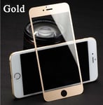 Heltäckande Härdat Glas iPhone 7 Skärmskydd Retail - Gold
