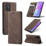 CaseMe vintage Samsung Galaxy S20 fodral - Brun Brun