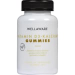 Wellaware Vitamin D3 Och Kalcium Gummies Tuggtabletter 60 St