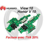 Pour Huawei View 10 Honor V10 Nappe Connecteur de Charge Alimentation Prise Jack et Micro -TactilEst