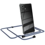 For Xiaomi Mi 11 Lite/ 5G/ 11 Lite 5G New Phone Case Sling On Case Chain Blue