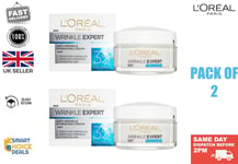2 x L'Oreal Paris Wrinkle Expert 35+ Collagen Day Cream - 50ml | Hydrates 24H Ne