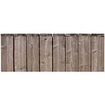Autocollant mural en bois pour tête de lit, style cabane, 60 cm X 160 cm - Décoration murale pour chambre à coucher