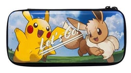 Sacoche rigide Hori Pokémon Let's Go Pikachu Evoli pour Nintendo Switch