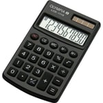 Olympia LCD 1110 Calculatrice de poche noir Ecran: 10 solaire, à pile(s) (l x H x P) 70 x 10 x 117 mm