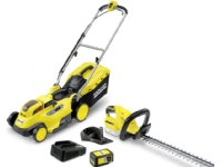 Karcher LMO 18-36 Battery Lawn Mower + HGE 18-45 Hedge Trimmer