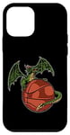 iPhone 12 mini Cool Basketball Dragon Sitting On BBall Fantasy Case
