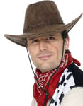 Semsket Brun Cowboyhatt i God Kvalitet