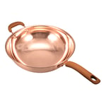 Copper Wok Household Wok Copper Wok Wok Wok Frying Spoon Gas Stove Available (34cm)