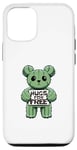 iPhone 12/12 Pro Funny Hugs for Free Cactus Bear Holding Sign Case