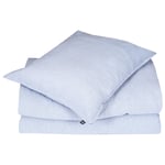 Classic Textiles Bäckebölja Påslakanset 2-Dels Gråblå/Vit