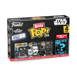 Funko Bitty POP! Star Wars - Darth Vader™, TIE Fighter Pilot™, Stormtrooper™ and A Surprise Mystery Mini Figure - 0.9 Inch (2.2 Cm) Collectable - Stackable Display Shelf Included - Gift Idea