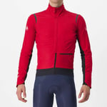 Castelli Alpha Doppio ROS Cycling Jacket - AW23 Pompeian Red / Black Reflex 2XLarge Red/Black Reflex/Black