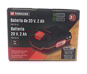 Parkside - Batterie 2 Ah 20 V Compatible avec Tous Les appareils de la série PARKSIDE X 20 V Team