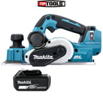 Makita DKP181 18V LXT 82mm Brushless Planer With 1 x 5.0Ah Battery