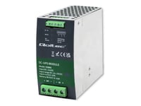 Qoltec - Ups-Modul (Kan Monteras På Din-Skena) - Dc 24 V - 1 X Batteri - Bly-Syra - 135 Ah - Silver