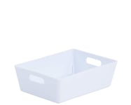 Wham Plastic Studio Storage Basket Set For Home Kitchen Office Tidy Organiser Baskets (12 x 16.5 x 5 cm)