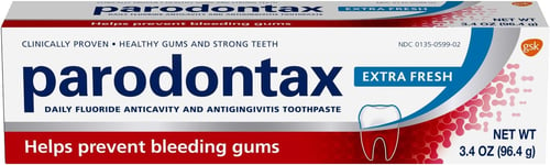 Parodontax Bleeding Gums Toothpaste, Extra Fresh, 3.4 Ounce