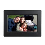 Feelcare 7 Inch Smart WiFi Digital Picture Frame with Touch Screen, Send Photos or Small Videos from Anywhere, IPS LCD Panel, Built in 8GB Memory, Portrait&Landscape(Black)