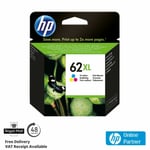 Genuine HP 62XL Tri-Colour Ink Cartridge (C2P07AE) For Envy 5540 5541 7640 7643.