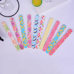 10 X Colorful Nail Files Sanding For Art Tips Manicure One Size
