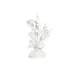 Medelhavsharts vit korall dekorativ figur (28,5 x 16,5 x 42,4 cm)