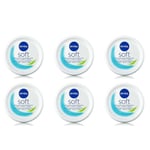 Nivea Soft Lotion Refreshing Moisturising Cream 200ml x 6