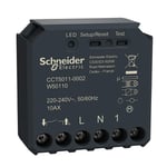 Schneider Electric Strömställarpuck Wiser Zigbee med Grå CCT5011-0002