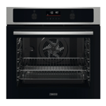 Zanussi ZOPND7XN Multifunction oven with pyrolytic cleaning and PlusSteam function, 9 functions, White LEDs, Antifingerprint stainless steel