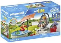 Playmobil 71476 Maman et Enfant avec Fauteuil Suspendu
