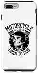 Coque pour iPhone 7 Plus/8 Plus Moto Club Born To Run Vintage Biker Rider