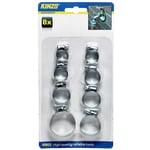 Kinzo Slangklämmor Olika Storlekar 8-pack