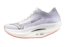 Chaussures de running pour femme Mizuno Wave Rebellion Pro 2 White/Harbor Mist/Cayenne UK 4