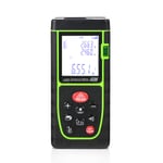 RUIXFLR Accurate Laser Measure, Handheld Digital Laser Distance Meter Measure Distance Height Volume Accurately Measuring Distance Device with LCD Backlight Red,Laser Tape Measure Practical, black