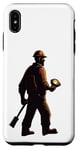 Coque pour iPhone XS Max Mineur de charbon cool Underground Gold Minning Cadeau pour hommes, femmes, enfants